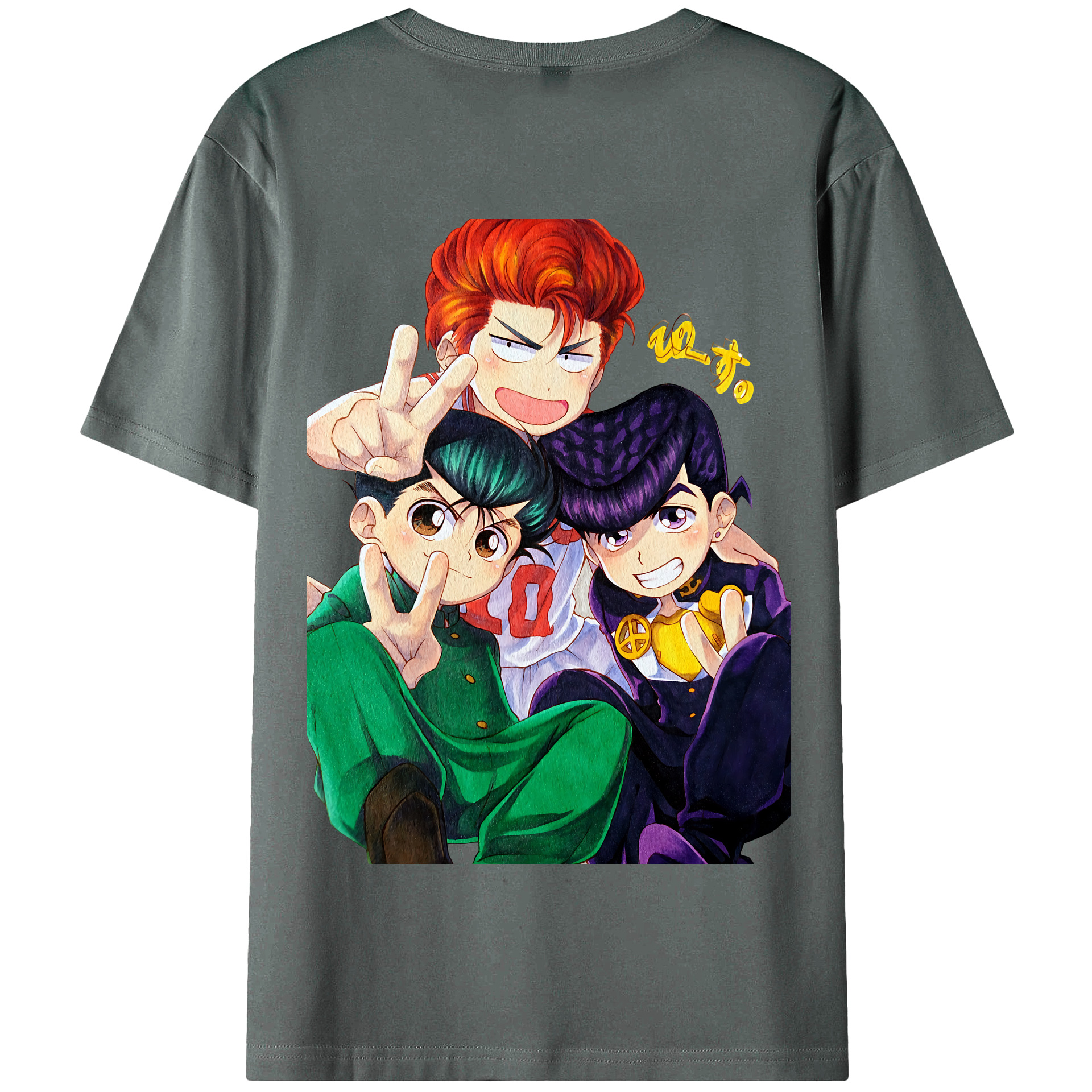 SLAM DUNK／スラムダンク 綿100％半袖Tシャツ（背面プリント）